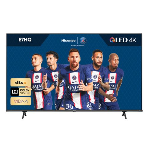 Hisense 50E7HQ - 50" TV LCD rétro-éclairée par LED - Smart TV - VIDAA 3840 x 2160 - HDR - D-LED Backlight, ULED - noir