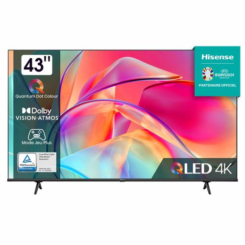 TV QLED Hisense 43E79KQ 108 cm 4K UHD Smart TV Noir