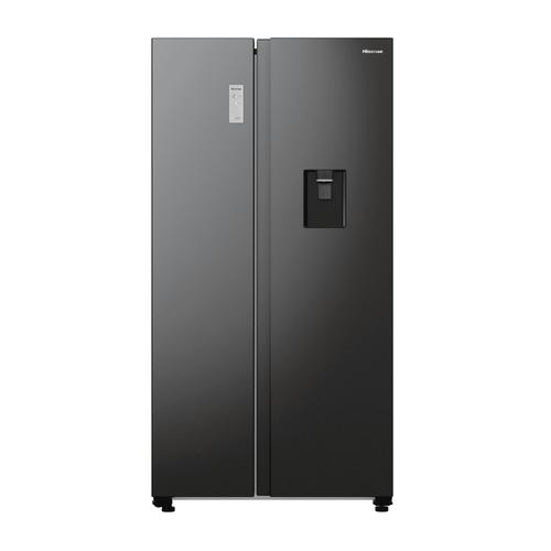 Hisense - Réfrigérateur américain 91cm 547 ventilé, noir RS711N4WFE