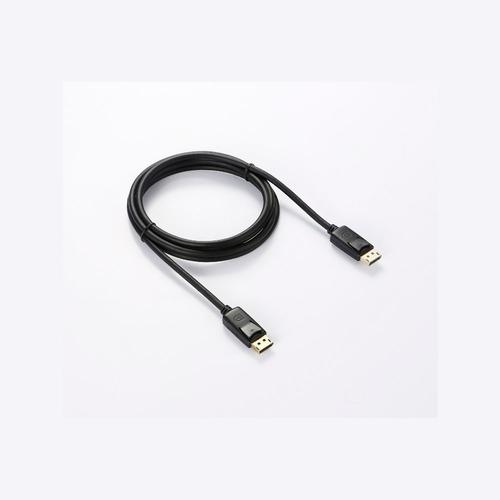 Câble Displayport Male/Male 1.4 avec système de verrouillage - 2M - Compatible 8K - Noir