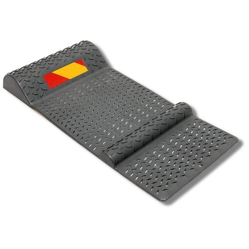 Le Tapis Parking | Venteo | Aide Au Stationnement | Stationnement Précis Et Fiable | Muni D'autocollants Adhésifs | Noir Fixation Au Sol | Cale Roue | 53x25x5cm | Pour Voiture, Fourgonnette Et Camion | Pvc Renforcé