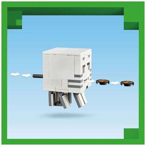 Un ghast qui crache des disques
