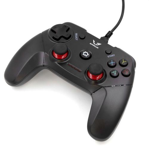 Manette PS3 filaire WE compatible PC Android ¿ Connectée en USB 1.8 mètres Gamepad filaire dual shock 12 boutons