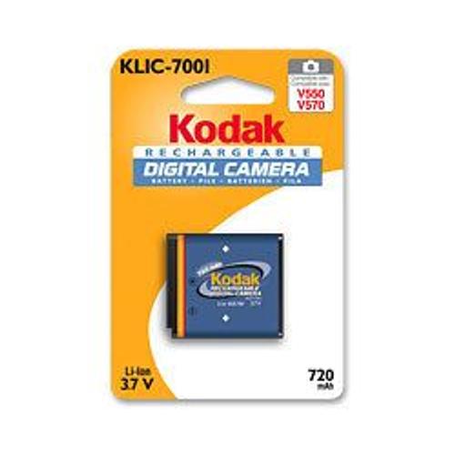 Kodak KLIC-7001 - Pile pour appareil photo Li-Ion 720 mAh - pour EASYSHARE M1063, M1073, M320, M340, M341, M753, M763, M853, M863, M893, V570, V610, V705