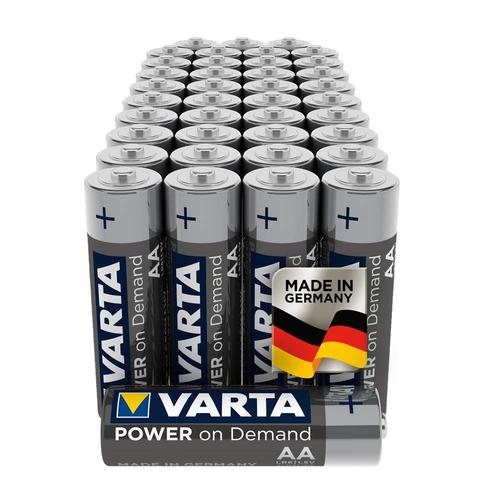 VARTA Power on Demand AA Lot de 40