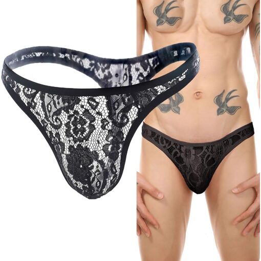 Kalanka-String Homme Tanga Confortable Sous-Vêtements Slip G-String...
