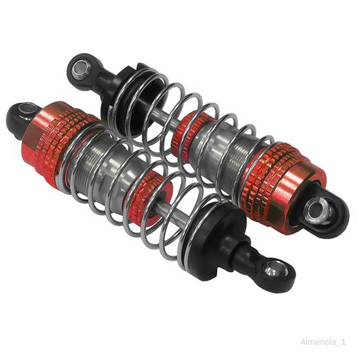 Amortisseur Hydraulique Rc, Pièces De Rechange Pratiques Et Durables Pour Accessoire Rc À Échelle 1:14 Avant Rouge