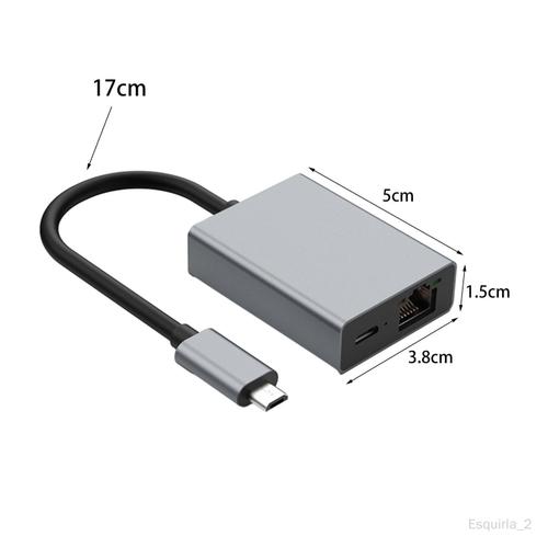 Adaptateur Micro USB vers Ethernet Plug and Play, largement adapté au Port de PD pour les jeux et la vidéo, pratique