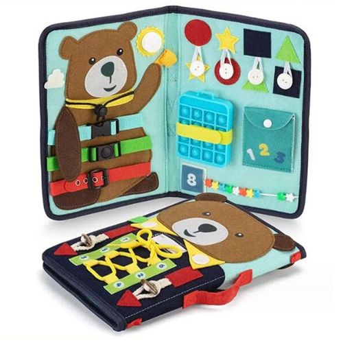 Jouet Éducatif Montessori Pour Filles Et Garçons De 1, 2, 3, 4 Ans, Cadeaux De Voyage, Jouets Sensoriels Pour Autisme, Tableau Sensoriel
