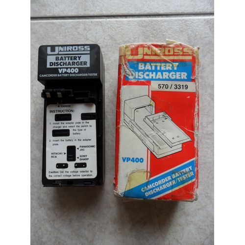 Déchargeur de batteries Uniross VP 400