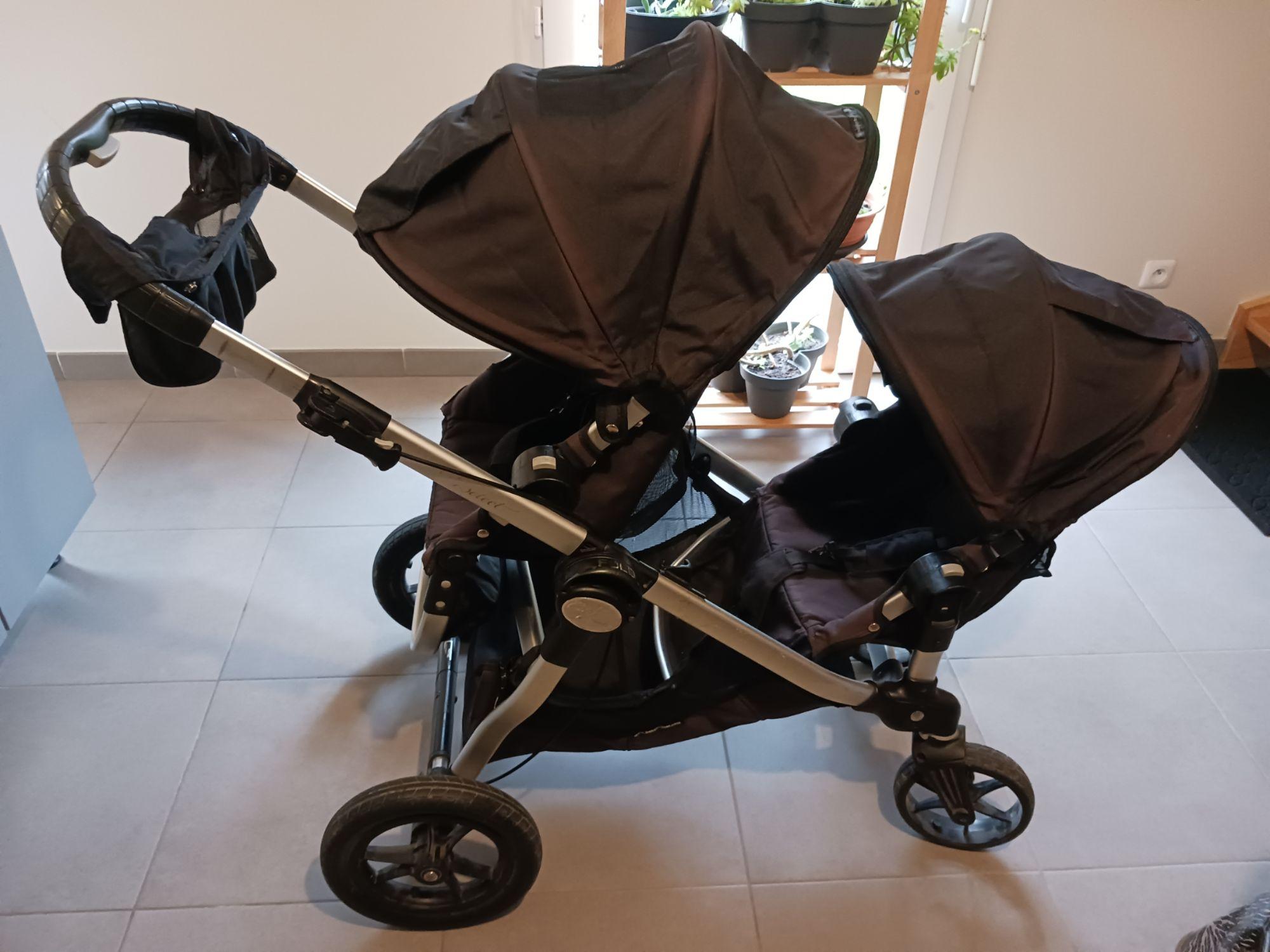 Poussette baby jogger city select double online