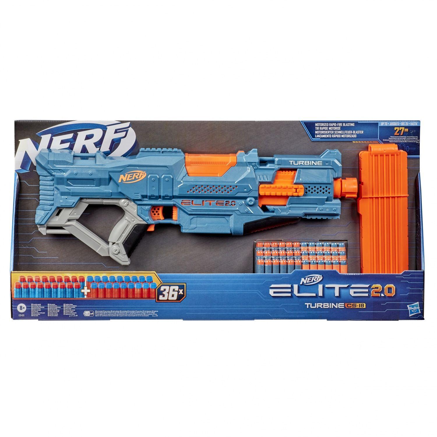 Nerf Elite 2.0 - Turbine CS-18 - jeux plein air