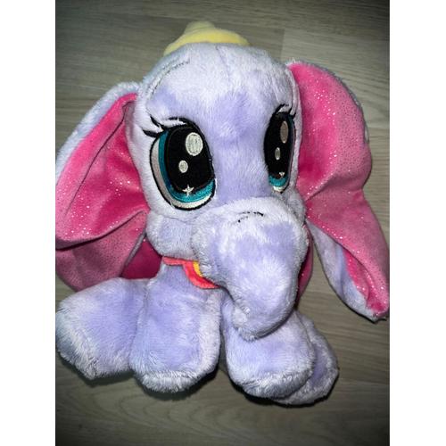 Doudou Peluche Dumbo Disney 24cm Noeud Rose Jouet Dessin Animé Éléphant Bébé Poupée Animal Soft Toy Plush Baby Simba Nicotoy 