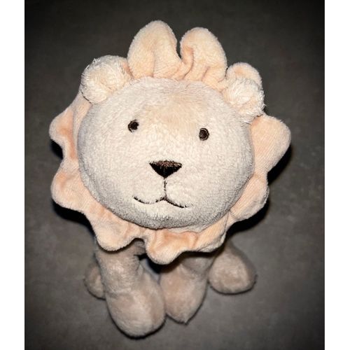 Doudou peluche lion Jacadi Safari jouet bébé Soft toy plush