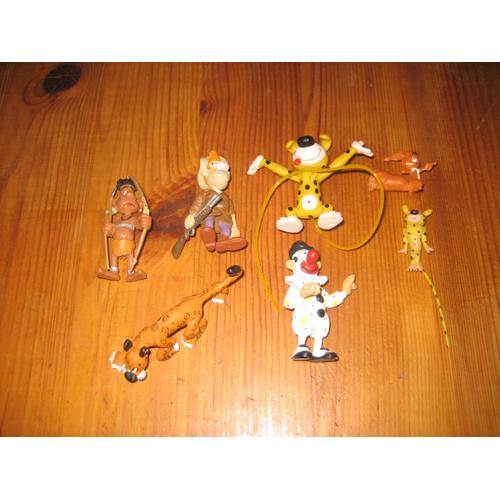 Lot 7 Figurines Marsupilami Plastoy