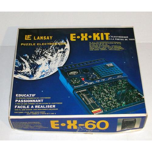 Kit Electronic E X 60 Lf Lansay Puzzle Electrique Experience Educative