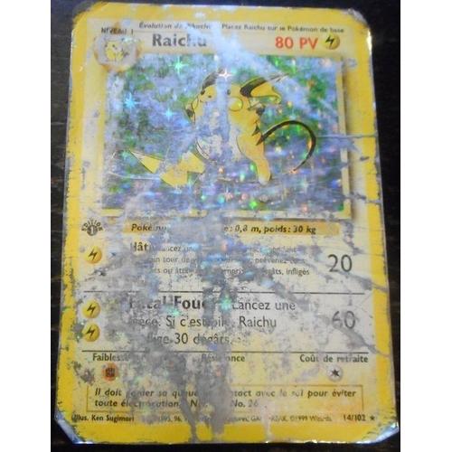 Raichu - Set De Base - 1ere Edition 14/102