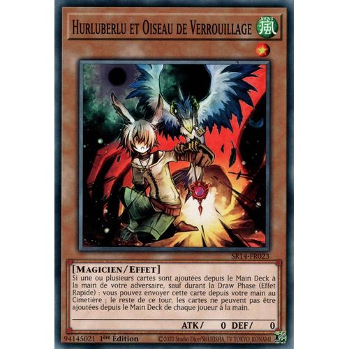 Hurluberlu Et Oiseau De Verrouillage - Sr14-Fr023 - Yu-Gi-Oh ! Commune