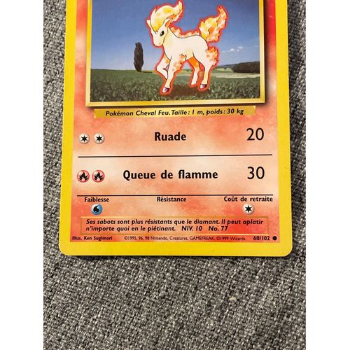 Potémon De Base Ponyta 