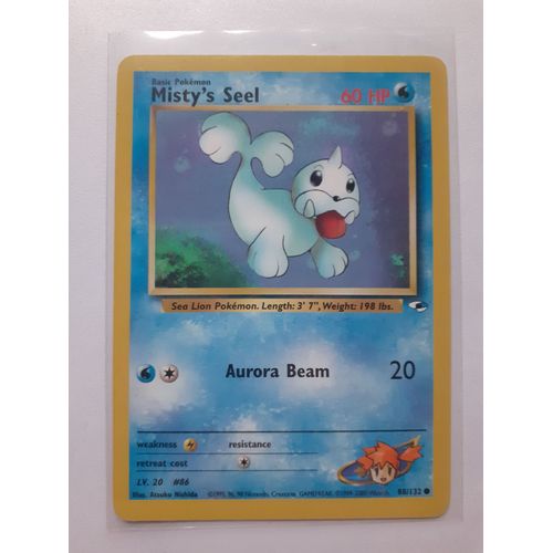 Pokémon Misty's Seel (Otaria) 88/132.