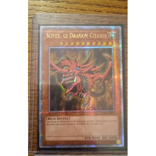 Slifer Le Dragon Céleste Lc01-Fr002 Starlight Quarter Century Carte Yu-Gi-Oh Konami