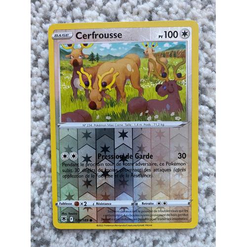Carte Pokémon Astres Radieux - Cerfrousse 125/189 - Reverse