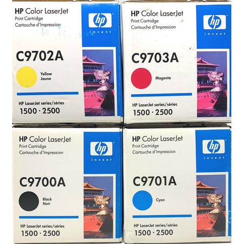 HP 121a Kit Toner Original Noir/Cyan / Jaune / Magenta ColorLaserjet 1500/2500