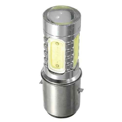 Ampoule Blanche Led Cob Ba20d H6 4 12v, Pour Moto, V¿¿Lo, Cyclomoteur, Phare Atv