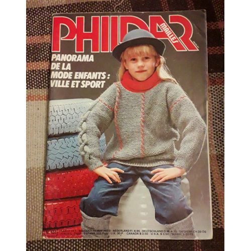 Magazine Tricot Phildar Mailles Enfants N 101