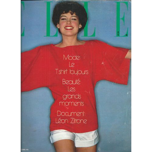 Elle 05/04/1976 Léon Zitrone, François Truffaut, Roland Agret, Isabelle Huppert, Depardieu & Adjani, Les Mogol, François Simon & Jeanne Moreau, Mode, Beauté