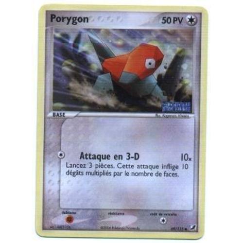 Pokemon Francaise Ex Forces Cachees Holo N° 69/115 Porygon