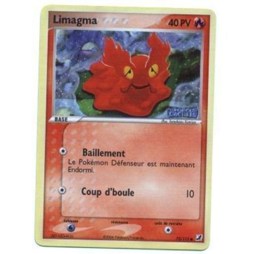 Pokemon Francaise Ex Forces Cachees Holo N° 73/115 Limagma