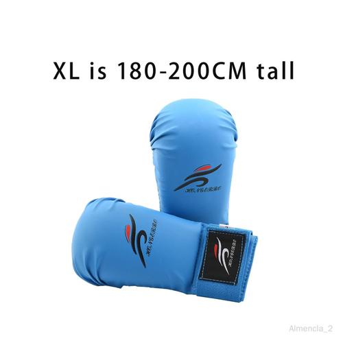 Gants De Pour Entraînement Taekwondo, Protège-Mains, Équipement De , Gants De Sparring, De Poinçonnage Pour L'entraînement Des Arts Martiaux, Bleu Xl