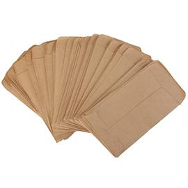 Enveloppes en papier kraft brun, 100 Pcs Petites enveloppes de pièces de  monnaie de graine brunes, Mini