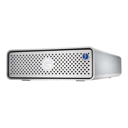 G-Technology G-DRIVE - Disque dur - 10 To - externe (de bureau) - USB 3.1 Gen 1 / Thunderbolt 3 (USB-C connecteur) - 7200 tours/min - argent