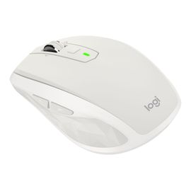 Logitech MX Anywhere 2S - Souris - laser - 7 boutons - sans fil - 2.4 GHz, Bluetooth - récepteur sans fil USB - gris clair