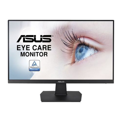 ASUS VA24EHE - Écran LED - 23.8" - 1920 x 1080 Full HD (1080p) - IPS - 250 cd/m² - 1000:1 - 5 ms - HDMI, DVI-D, VGA - noir