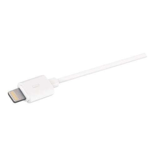 Duracell - Câble Lightning - Lightning mâle pour USB mâle - 1 m - blanc