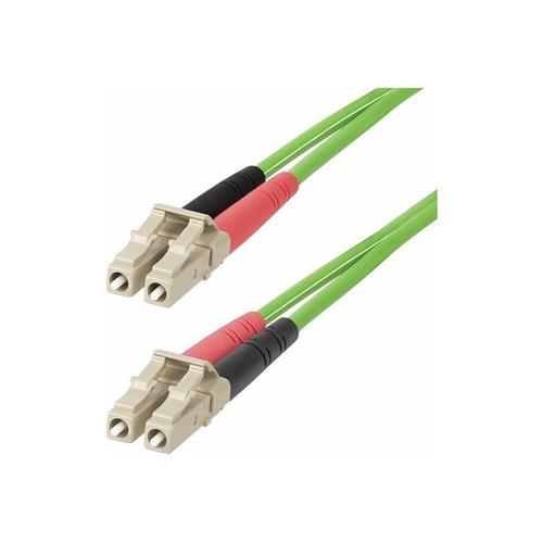 StarTech.com 5m (15ft) LC to LC (UPC) OM5 Multimode Fiber Optic Cable, 50/125µm Duplex LOMMF Zipcord, VCSEL, 40G/100G, Bend Insensitive, Low Insertion Loss, LSZH Fiber Patch Cord - Cordon de...