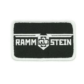 Rammstein Patch écusson noir Rammstein 12,8 x 2,9 cm : : Mode