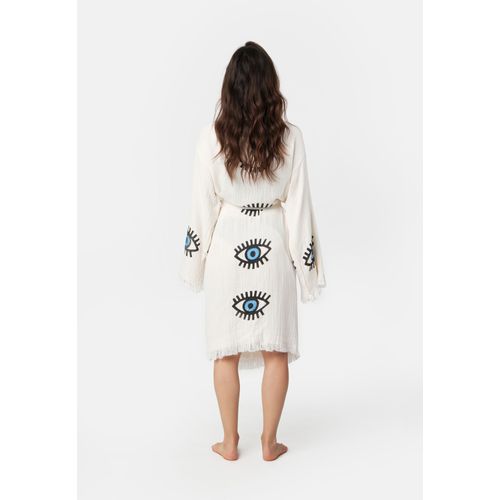 Nuvola Luxe Robe - Evil Eye Wooden Stamp