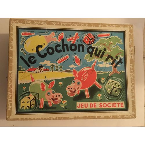 Jeu Ancien Le Cochon Qui Rit Complet 4 Joueurs
