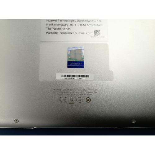 Huawei MateBook D15 BOB-WAH9Q - Intel Core i5 - 1.6 Ghz - Ram 8 Go - SSD 256 Go - Français - Azerty