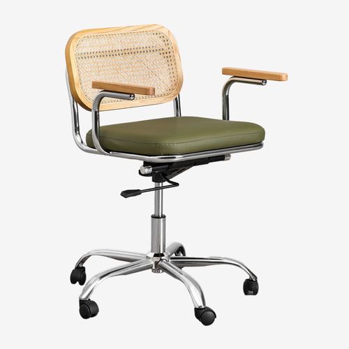 Chaise De Bureau En Similicuir Tento Vert Militaire