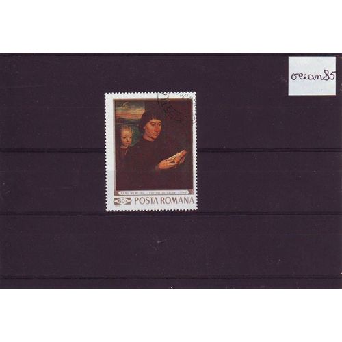 Roumanie 1969 : Série Artistique - Portrait De Bârbat Citind De Hans Memling
