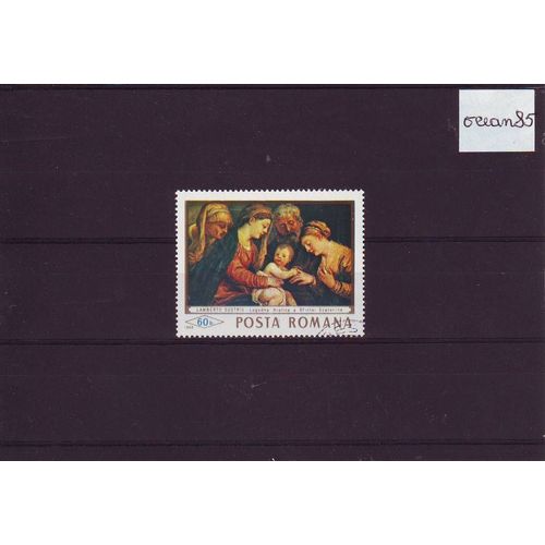 Roumanie 1968 : Série Artistique - Marie Et L'enfant Jésus De Lamberto Sustris