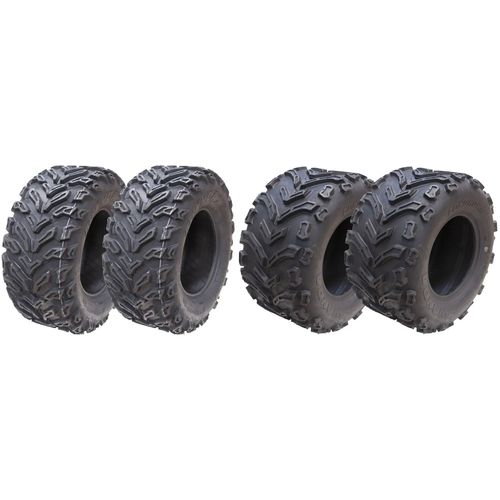 25x10.00-12 & 25x12.50-12 Quad ATV Tyres 6ply Wanda Over Sized (Set of 2 & 2)