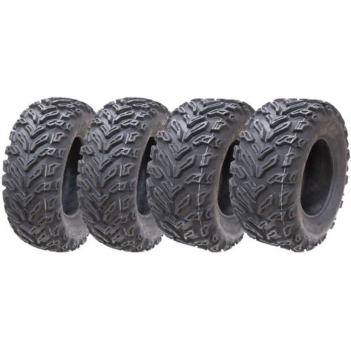 25x10.00-12 & 25x8.00-12 Quad ATV Tyres 6ply Wanda E-Marked Legal (Set of 2 &2)