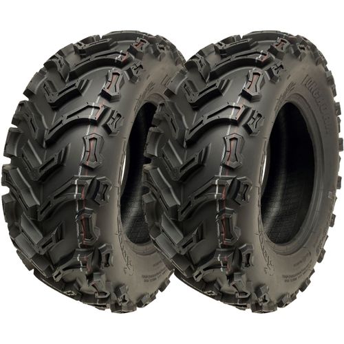 24x8.00-12 Quad ATV Tyres 6ply Wanda P3128 E-Marked Road Legal 40J (Set of 2)