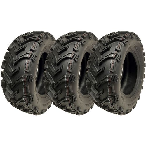 24x8.00-12 Quad ATV Tyres 6ply Wanda P3128 E-Marked Road Legal 40J (Set of 3)